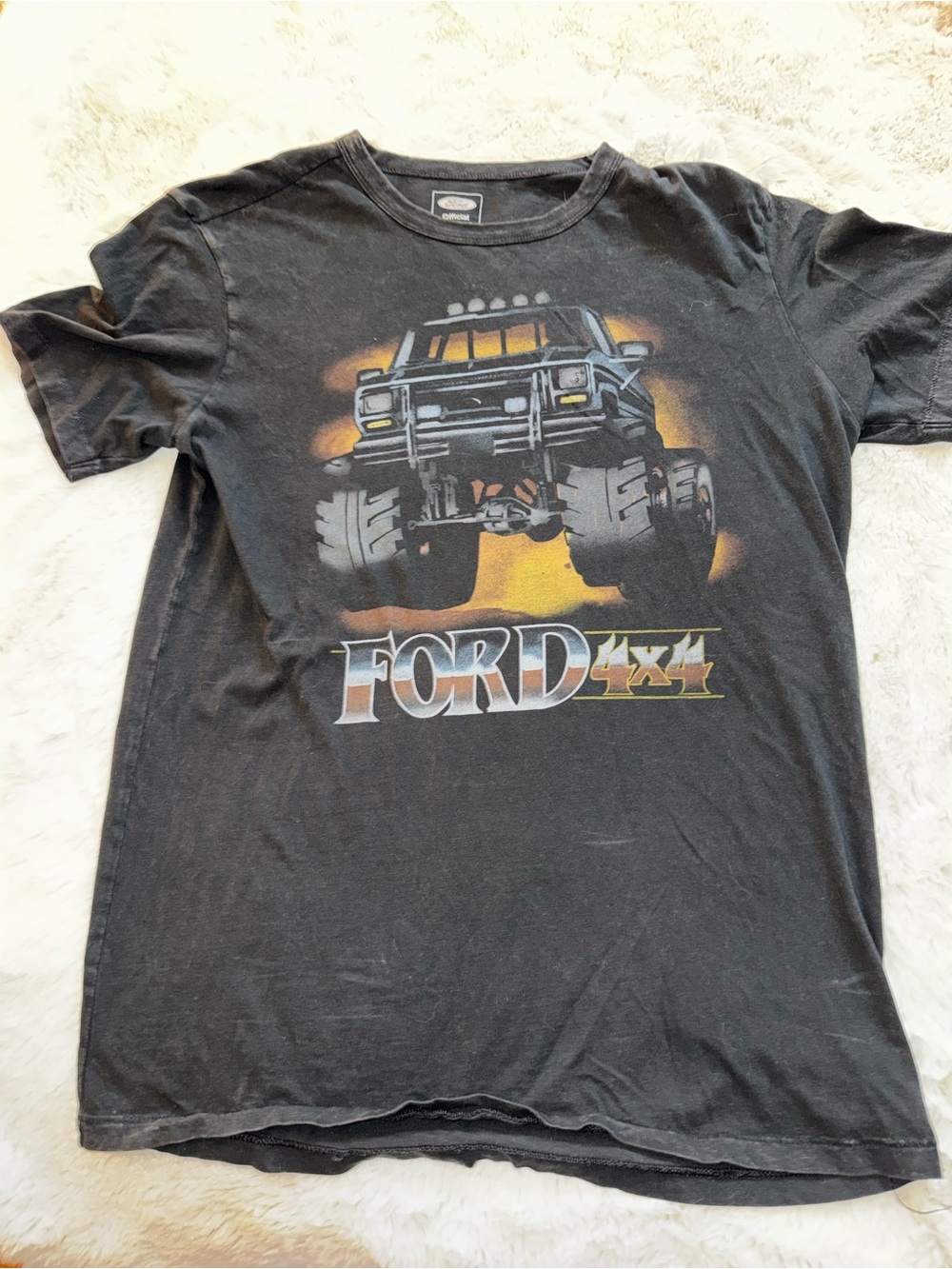 American Eagle Outfitters Black Ford 4x4 Graphic Tee